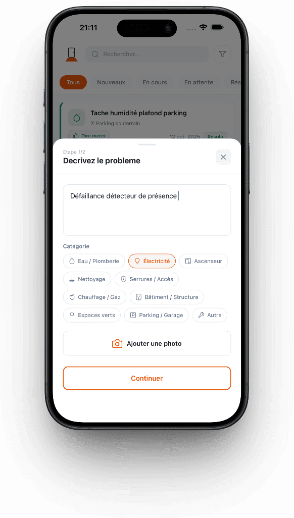 Signaler un incident